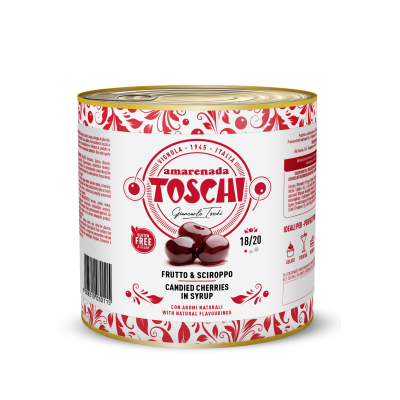 Toschi Cherries Amarenada BLACK -  2.75kg (220)