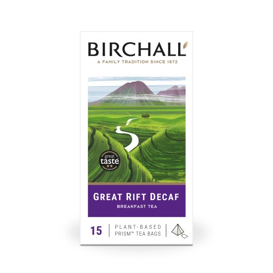 Birchalls Tea Bags - Great Rift  - DECAFF (15 x Prism)