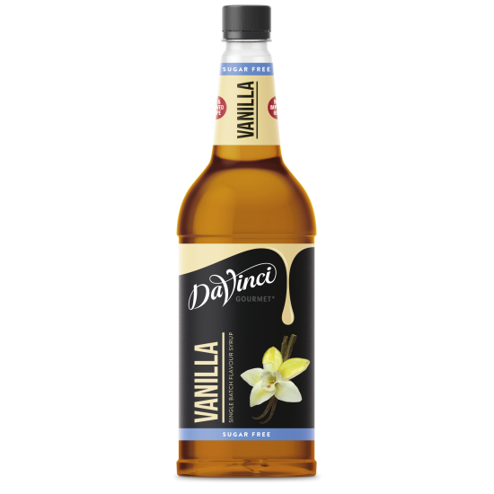 Davinci Vanilla  *SUGAR FREE*  Syrup      1 Litre Plastic Bottle