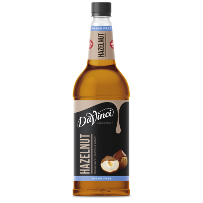 Davinci Hazelnut  *SUGAR FREE* Syrup      1 Litre Plastic Bottle