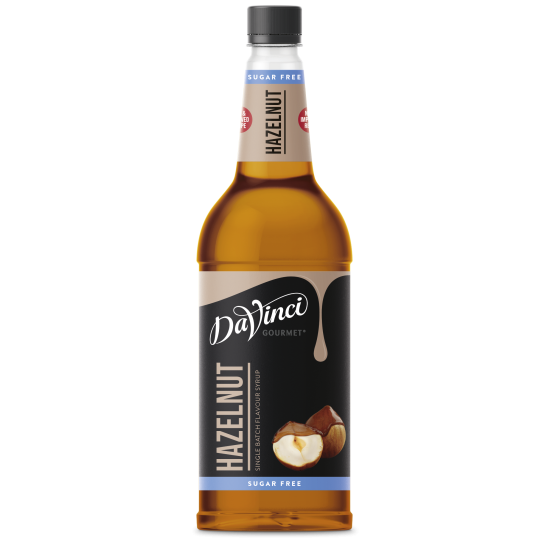 Davinci Hazelnut  *SUGAR FREE* Syrup      1 Litre Plastic Bottle