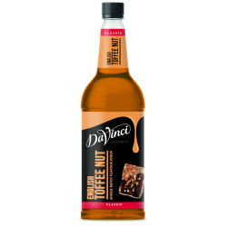 Davinci English Toffee Nut Syrup      1 Litre Plastic Bottle