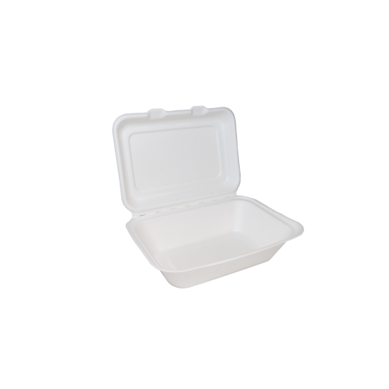 Sugarcane (Bagasse) MED Lunch BOX  7" x 5 " 