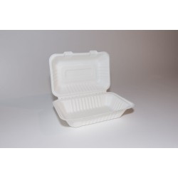 Sugarcane (Bagasse) Large Lunch Box (Fish & Chip) 9 x 6 