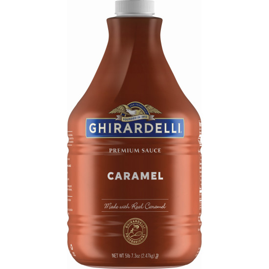 Ghirardelli Caramel Sauce  Bottle - 2.47 kg