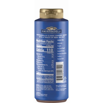 Ghirardelli Squeeze Bottle - Sea Salt Caramel