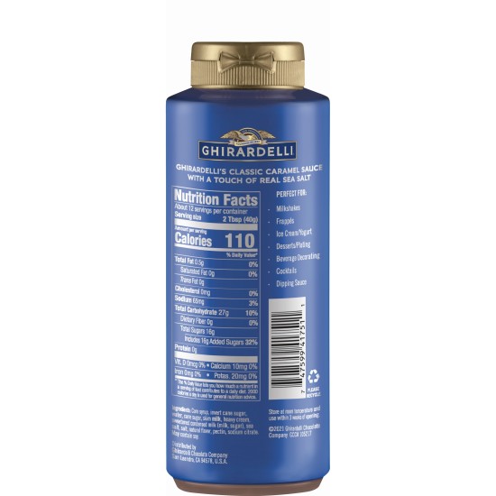Ghirardelli Squeeze Bottle - Sea Salt Caramel