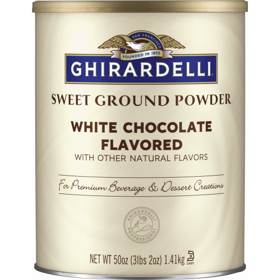 Ghirardelli White Chocolate Powder TIN - 1.42 Kg (3 lb)