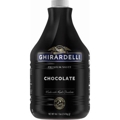 Ghirardelli Black Chocolate Sauce Bottle 2.47 kg 