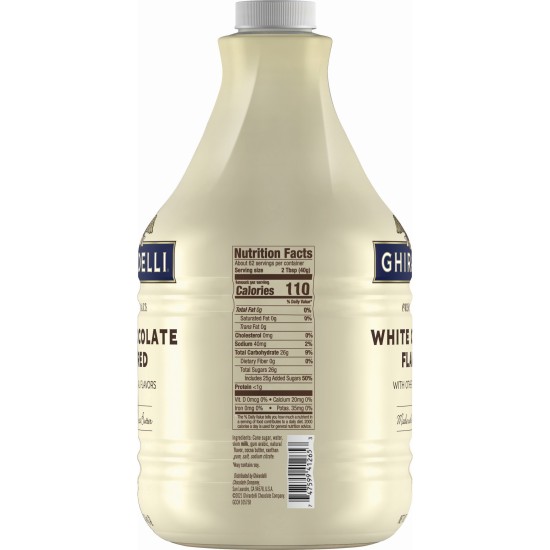 Ghirardelli White Sauce Bottle 2.47 kg