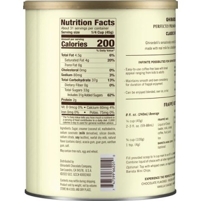 Ghirardelli Frappe White TIN - 1.42 kg