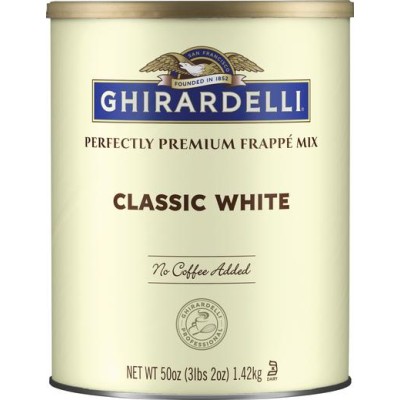 Ghirardelli Frappe White TIN - 1.42 kg