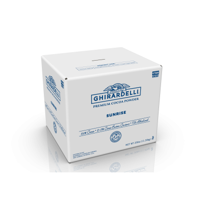 Ghirardelli Sunrise Dutch Cocoa Powder - Box (25 lb/ 11.34)