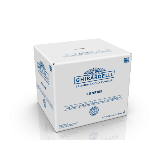 Ghirardelli Sunrise Dutch Cocoa Powder - Box (25 lb/ 11.34)