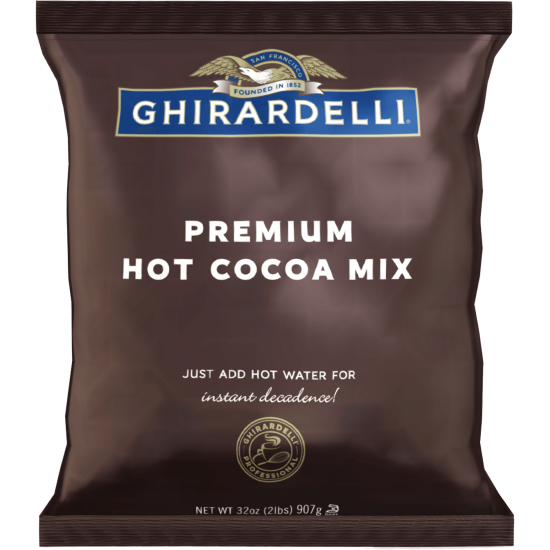 Ghirardelli Premium Hot Cocoa / Frappe  -  2 LB foil bag