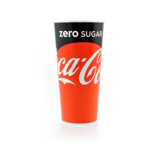 Cold Paper Cups 22 oz - COKE ZERO  cs 1000