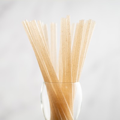 Straws AGAVE Natural 21cm/6mm bore - pk 250
