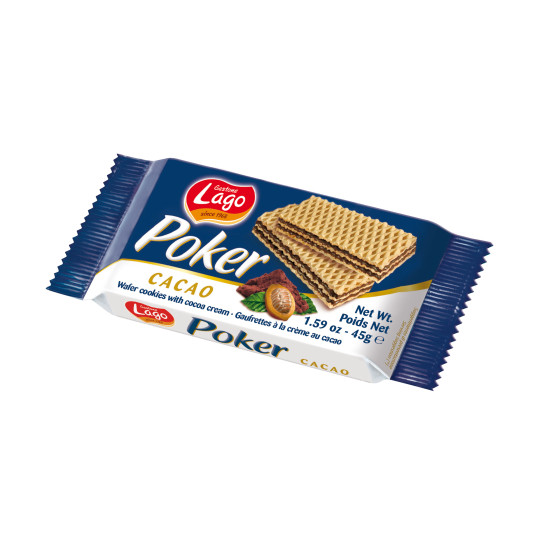 Poker Wafer Cocoa  45 gm