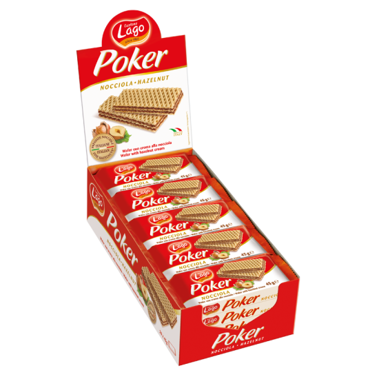 Poker Wafer Hazelnut  45gm