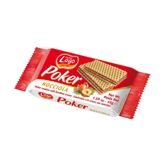 Poker Wafer Hazelnut  45gm