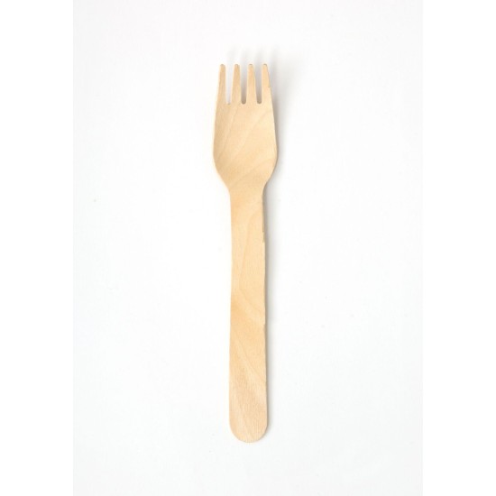 Wooden Forks Birch  6.5"/16.5cm