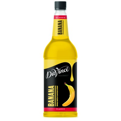 Davinci Banana Syrup  1 Litre Plastic Bottle 