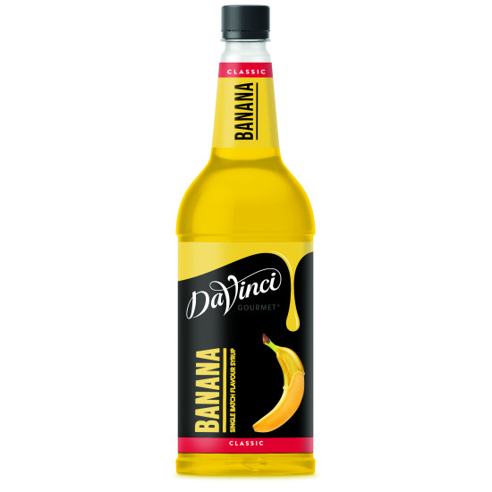Davinci Banana Syrup  1 Litre Plastic Bottle 