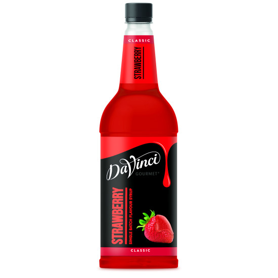 Davinci Strawberry Syrup      1 Litre Plastic Bottle