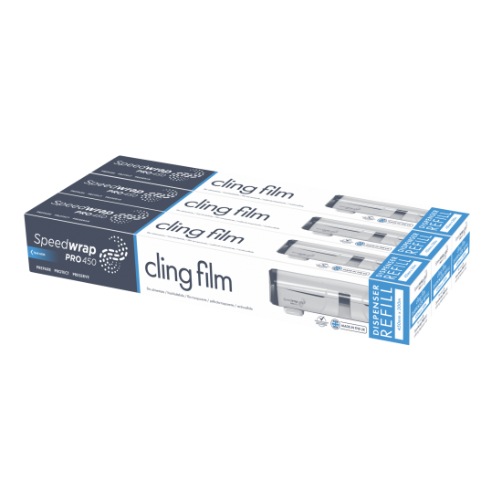 Cling Film *SPEEDWRAP* 45cm x 300m (18") 3 Pk